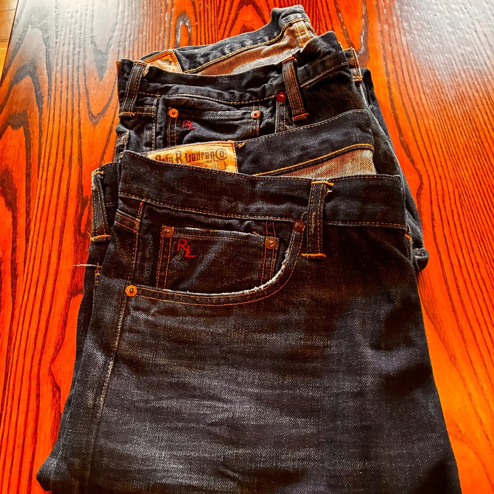 Two pairs of Vinatage Polo Ralph Lauren Jeans